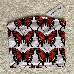 Urban Outfitters Butterfly Tube Top
